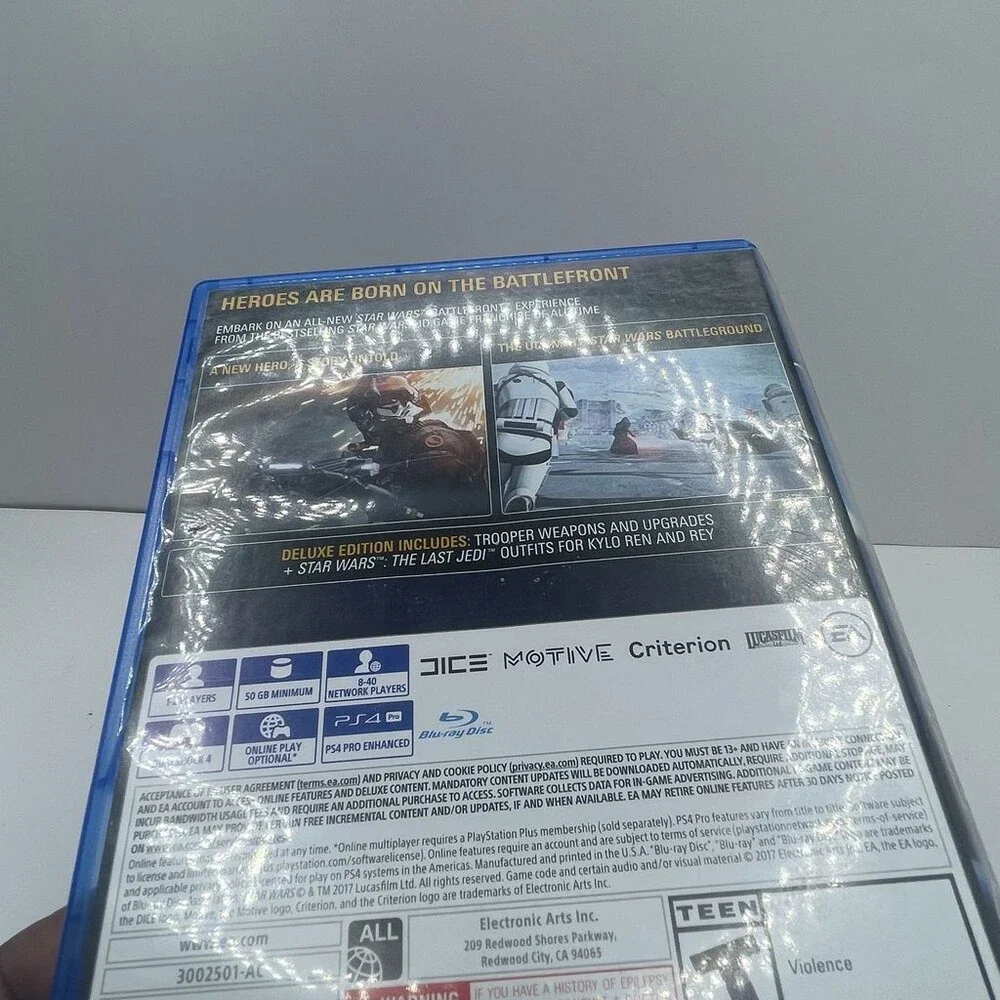 Star Wars Battlefront II 2 Elite Trooper Deluxe Edition (Sony PS4) No Manual